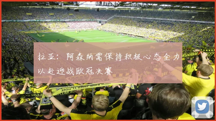 拉亚：阿森纳需保持积极心态全力以赴迎战欧冠决赛