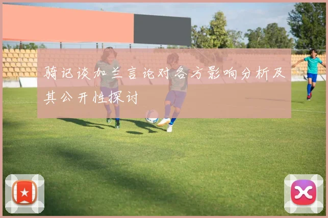 骑记谈加兰言论对各方影响分析及其公开性探讨